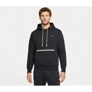 Nike NBA Authentics Standard Issue Hoodie Mens M Tall Black Pullover Sweatshirt